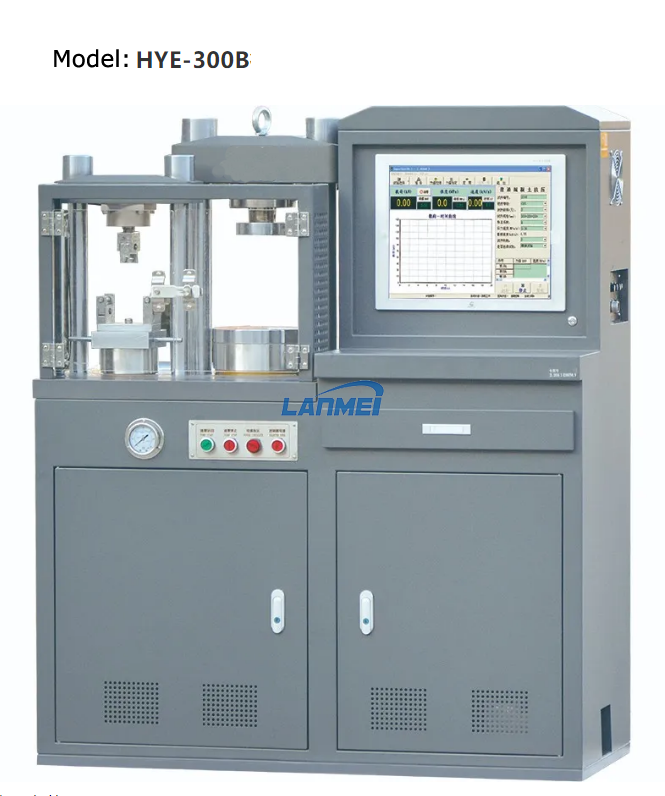 300kN /10KN συμπίεση Compression Δοκιμή τσιμέντου τσιμέντου μηχανή αντοχής αντοχής