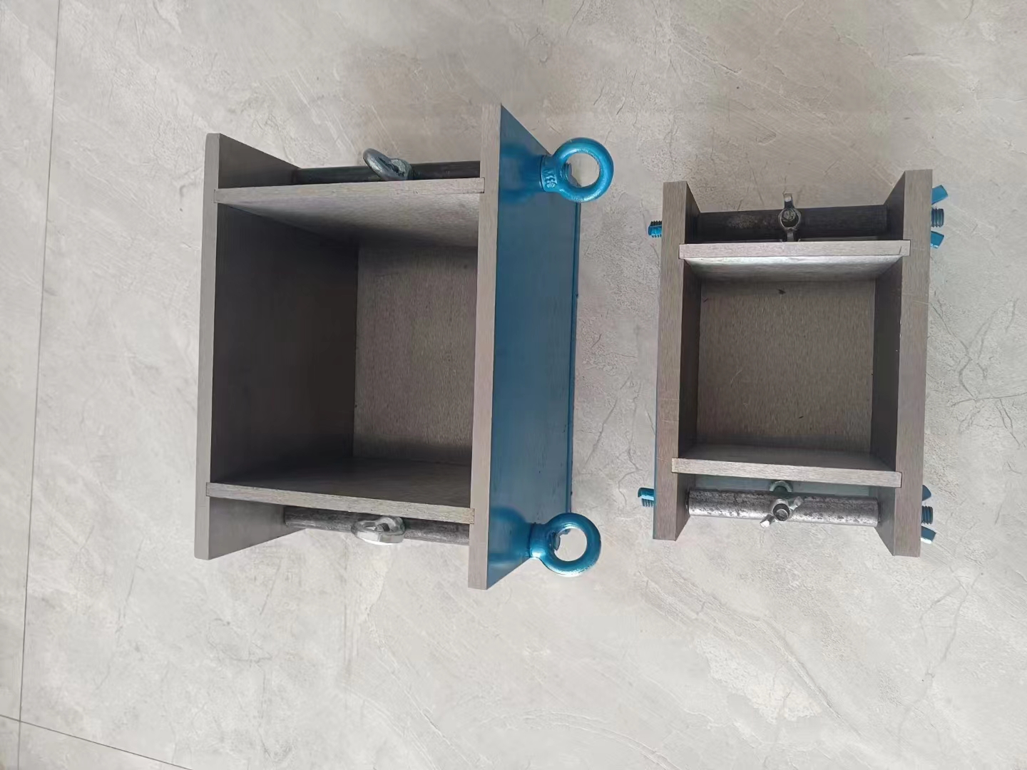 Υψηλή αντοχή 150x150mm 70x70mm τσιμέντου Mortar Cube Mold